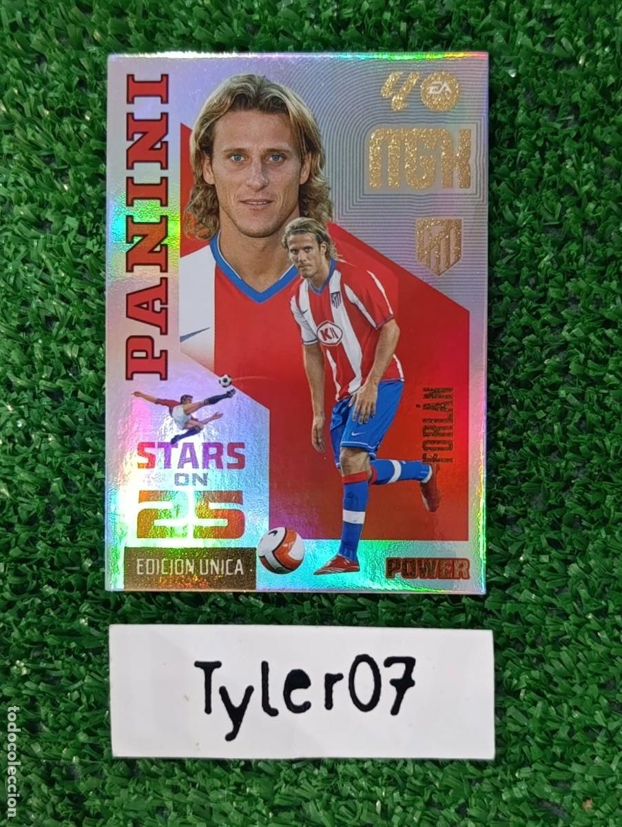 Coleccionismo cromos antiguos: FORLAN ATLETICO DE MADRID POWER STARS ON 25 EDICION UNICA MEGACRACKS 2026 2027 26 27
