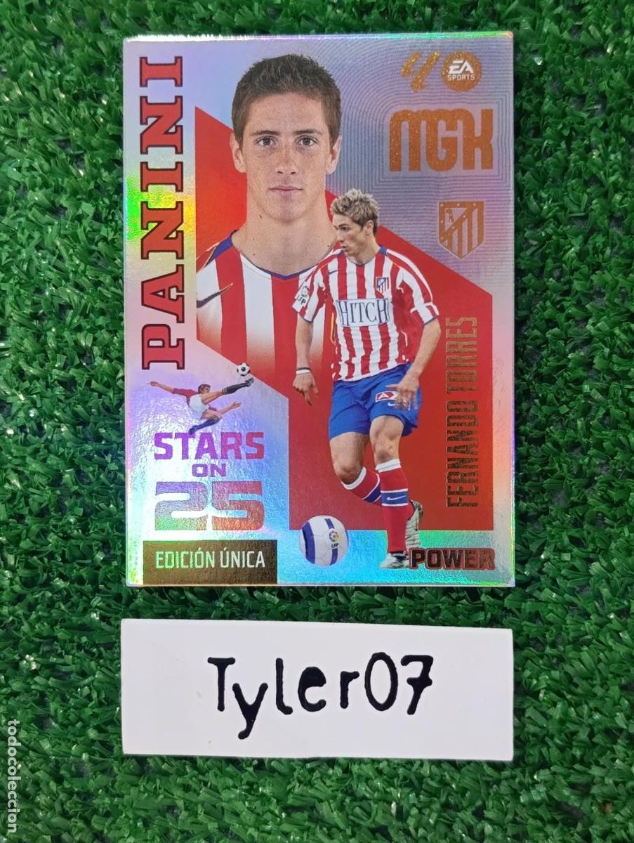 Coleccionismo cromos antiguos: FERNANDO TORRES ATLETICO DE MADRID POWER STARS ON 25 EDICION UNICA MEGACRACKS 2026 2027 26 27