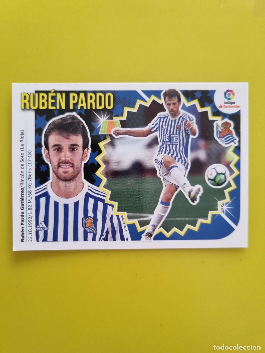 Coleccionismo cromos antiguos: ESTE 18 19 2018 2019 NO PEGADO SIN PEGAR TRUB&Eacute;N PARDO REAL SOCIEDAD N&ordm;9 COLOCA AR826