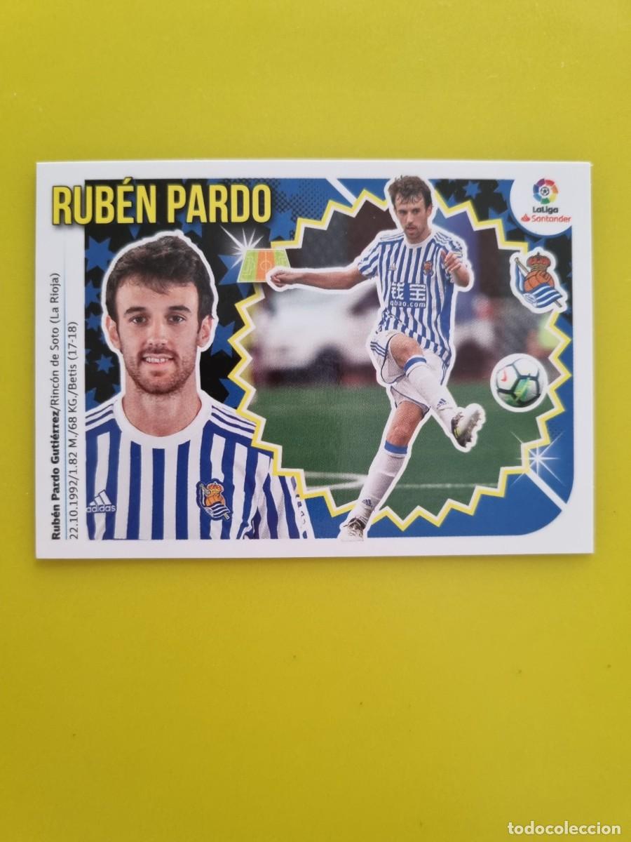 Coleccionismo cromos antiguos: ESTE 18 19 2018 2019 NO PEGADO SIN PEGAR RUB&Eacute;N PARDO REAL SOCIEDAD N&ordm;9 COLOCA AR826