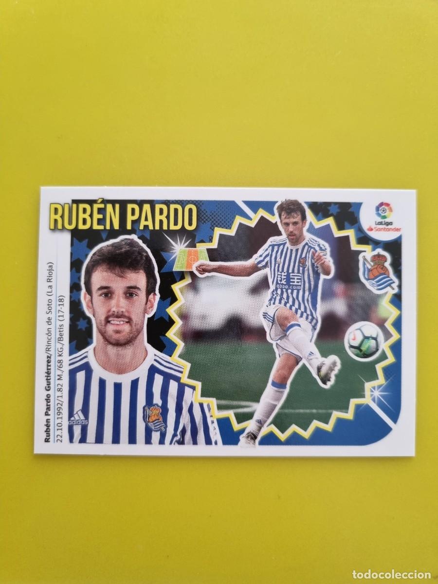 Coleccionismo cromos antiguos: ESTE 18 19 2018 2019 NO PEGADO SIN PEGAR RUB&Eacute;N PARDO REAL SOCIEDAD N&ordm;9 COLOCA AR826