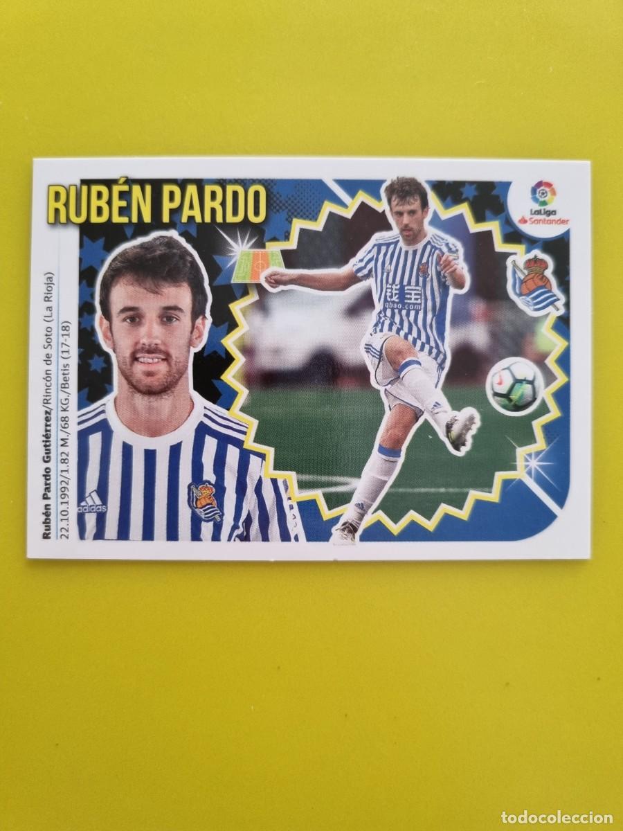 Coleccionismo cromos antiguos: ESTE 18 19 2018 2019 NO PEGADO SIN PEGAR RUB&Eacute;N PARDO REAL SOCIEDAD N&ordm;9 COLOCA AR826