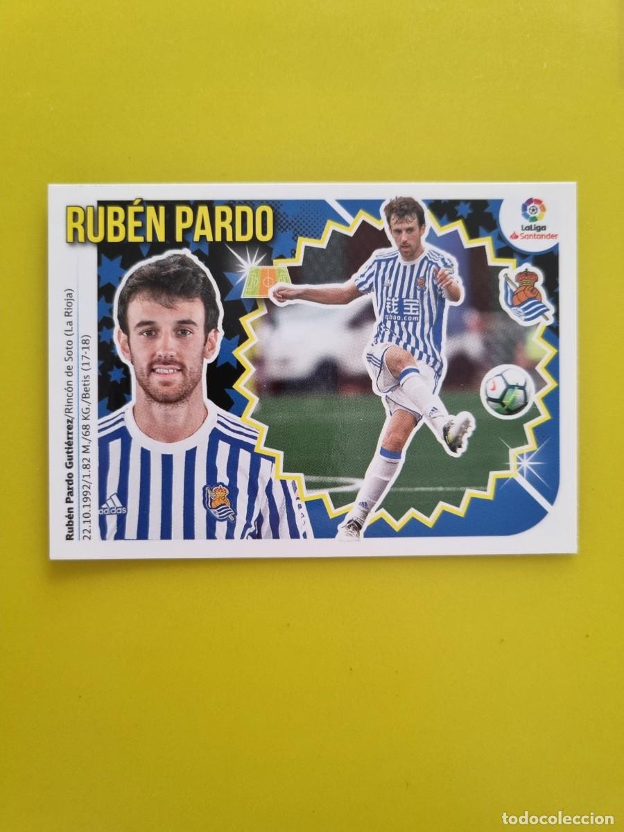 Coleccionismo cromos antiguos: ESTE 18 19 2018 2019 NO PEGADO SIN PEGAR RUB&Eacute;N PARDO REAL SOCIEDAD N&ordm;9 COLOCA AR826