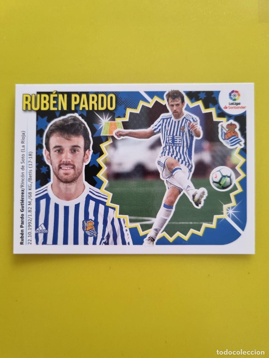 Coleccionismo cromos antiguos: ESTE 18 19 2018 2019 NO PEGADO SIN PEGAR RUB&Eacute;N PARDO REAL SOCIEDAD N&ordm;9 COLOCA AR826