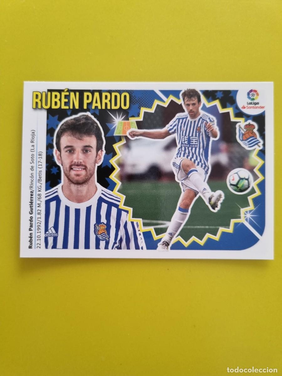 Coleccionismo cromos antiguos: ESTE 18 19 2018 2019 NO PEGADO SIN PEGAR RUB&Eacute;N PARDO REAL SOCIEDAD N&ordm;9 COLOCA AR826