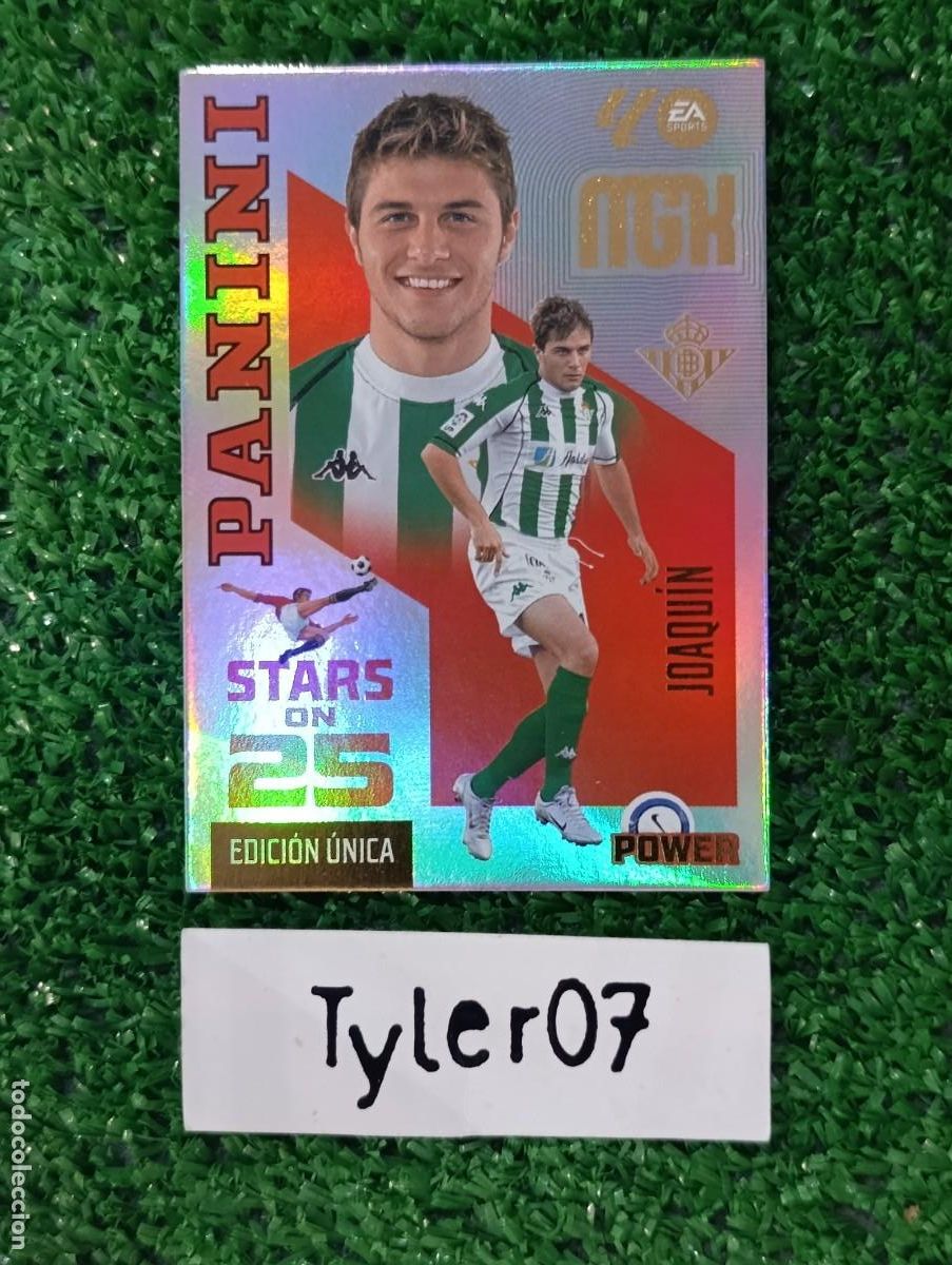 Coleccionismo cromos antiguos: JOAQUIN BETIS POWER STARS ON 25 EDICION UNICA MEGACRACKS 2026 2027 26 27