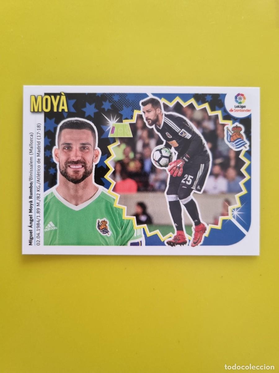 Coleccionismo cromos antiguos: ESTE 18 19 2018 2019 NO PEGADO SIN PEGAR MOY&Aacute; REAL SOCIEDAD N&ordm;1 AR826