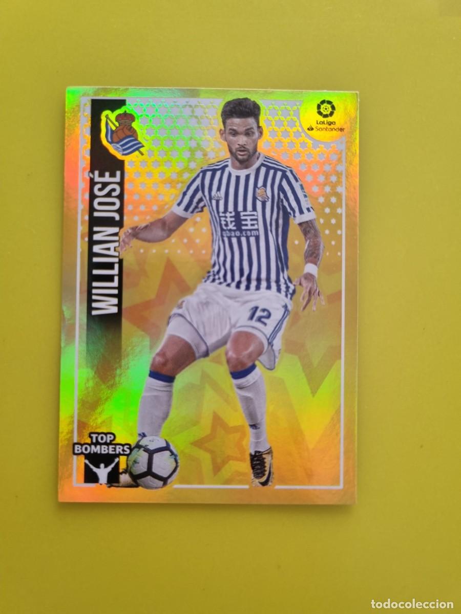 Coleccionismo cromos antiguos: ESTE 18 19 2018 2019 NO PEGADO SIN PEGAR WILLIAN JOS&Eacute; REAL SOCIEDAD N&ordm;26 TOP BOMBERS AR826