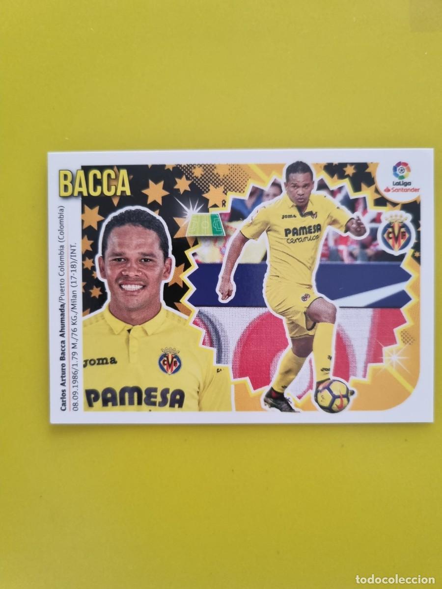 Coleccionismo cromos antiguos: ESTE 18 19 2018 2019 NO PEGADO SIN PEGAR BACCA VILLARREAL N&ordm;14 COLOCA AR826