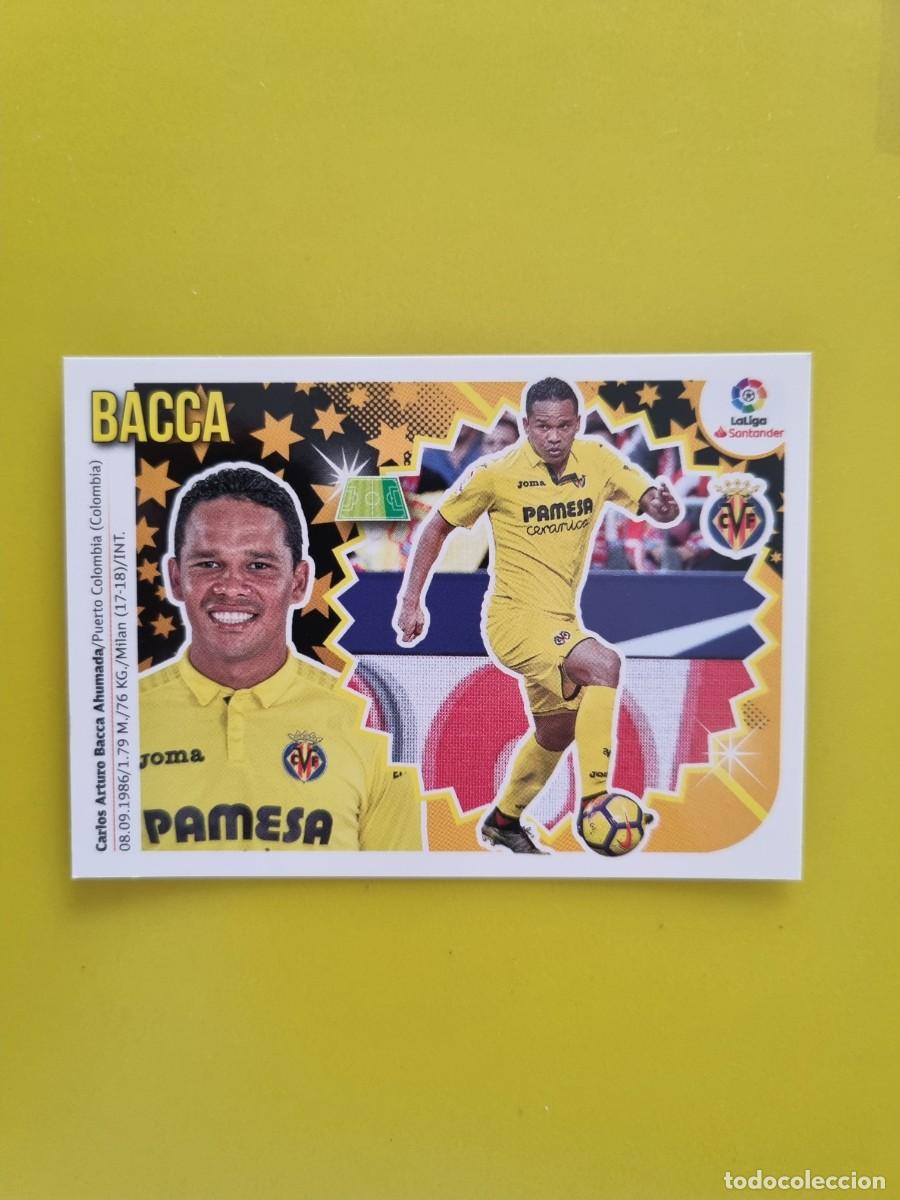 Coleccionismo cromos antiguos: ESTE 18 19 2018 2019 NO PEGADO SIN PEGAR BACCA VILLARREAL N&ordm;14 COLOCA AR826