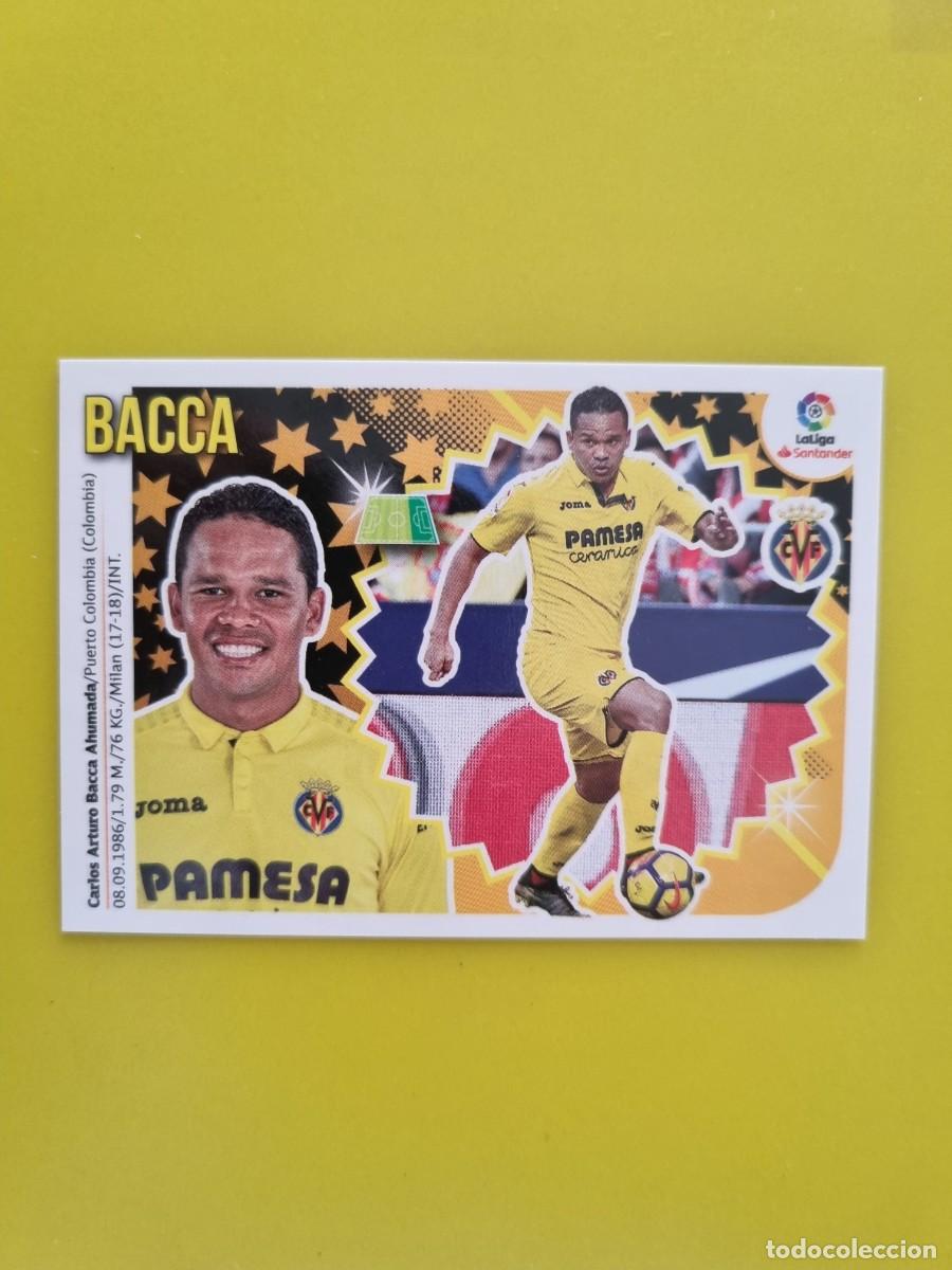 Coleccionismo cromos antiguos: ESTE 18 19 2018 2019 NO PEGADO SIN PEGAR BACCA VILLARREAL N&ordm;14 COLOCA AR826
