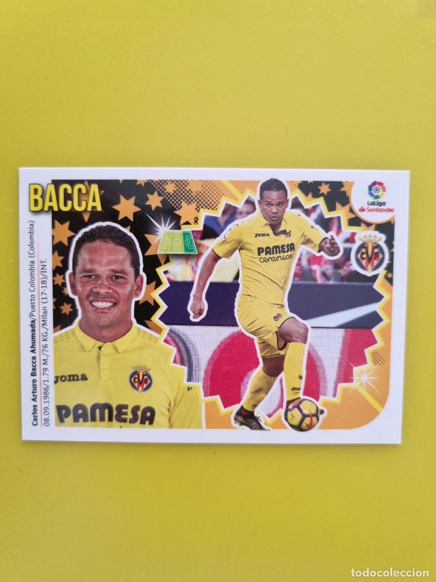 Coleccionismo cromos antiguos: ESTE 18 19 2018 2019 NO PEGADO SIN PEGAR BACCA VILLARREAL N&ordm;14 COLOCA AR826