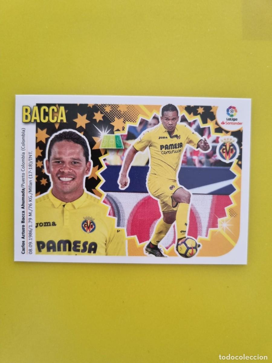 Coleccionismo cromos antiguos: ESTE 18 19 2018 2019 NO PEGADO SIN PEGAR BACCA VILLARREAL N&ordm;14 COLOCA AR826
