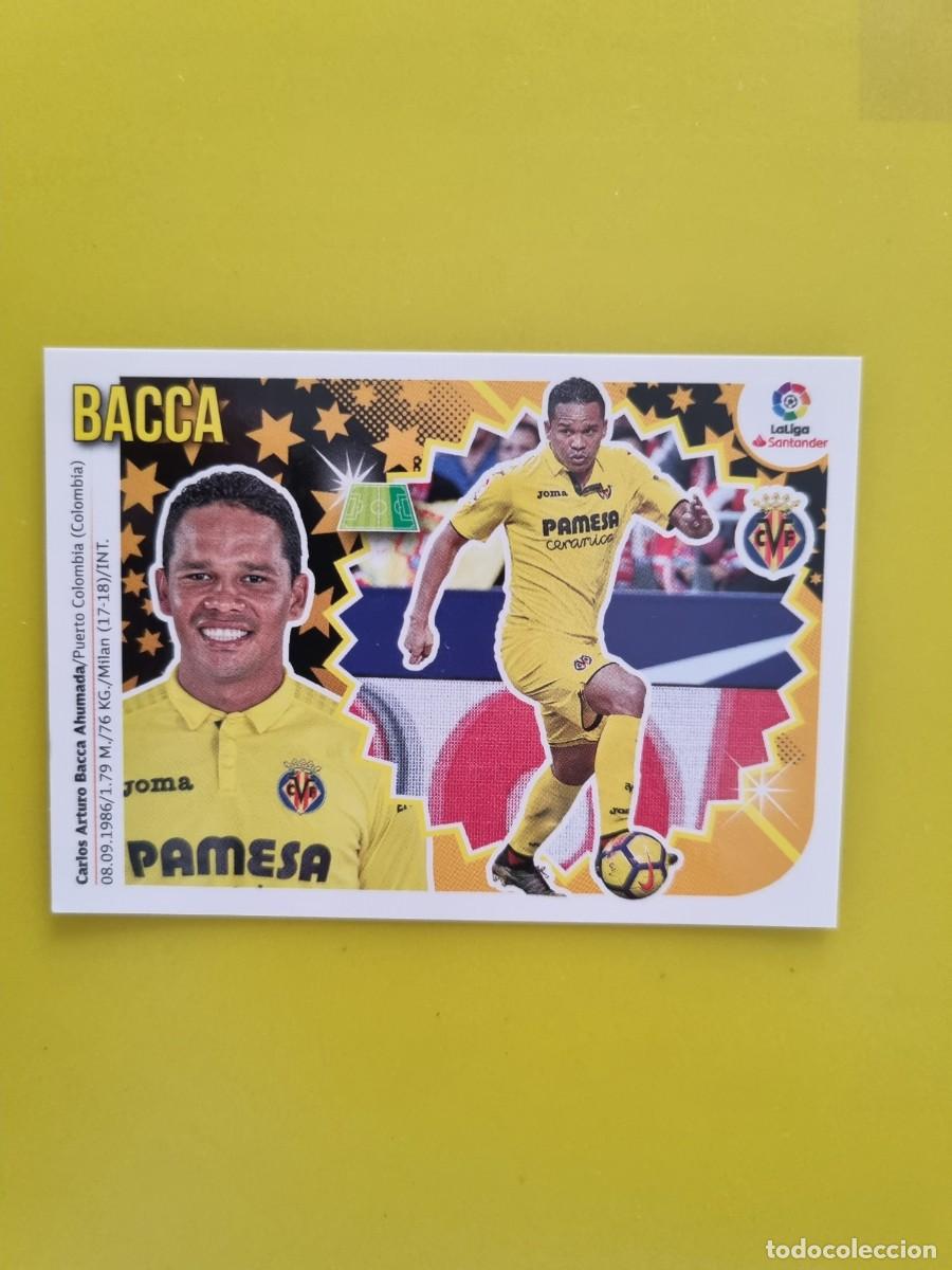 Coleccionismo cromos antiguos: ESTE 18 19 2018 2019 NO PEGADO SIN PEGAR BACCA VILLARREAL N&ordm;14 COLOCA AR826