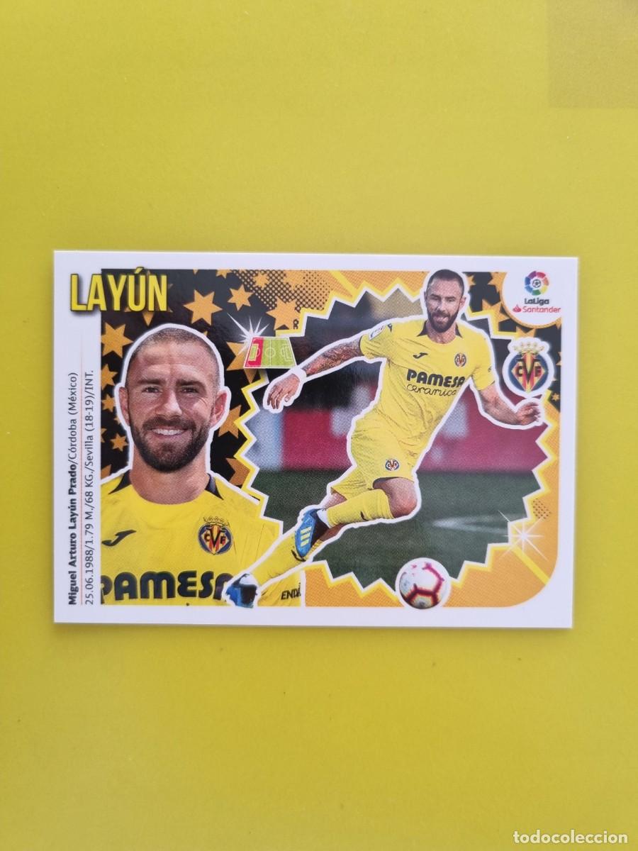 Coleccionismo cromos antiguos: ESTE 18 19 2018 2019 NO PEGADO SIN PEGAR LAY&Uacute;N VILLARREAL N&ordm;23 ULTIMOS FICHAJES AR826