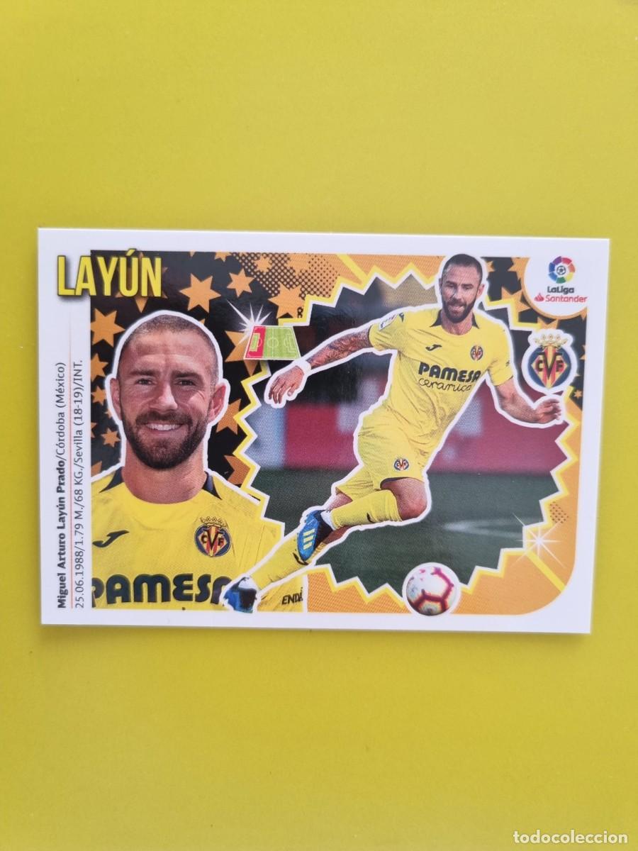 Coleccionismo cromos antiguos: ESTE 18 19 2018 2019 NO PEGADO SIN PEGAR LAY&Uacute;N VILLARREAL N&ordm;23 ULTIMOS FICHAJES AR826