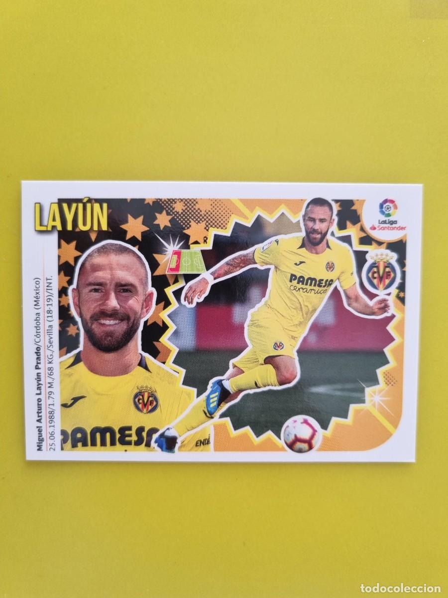 Coleccionismo cromos antiguos: ESTE 18 19 2018 2019 NO PEGADO SIN PEGAR LAY&Uacute;N VILLARREAL N&ordm;23 ULTIMOS FICHAJES AR826