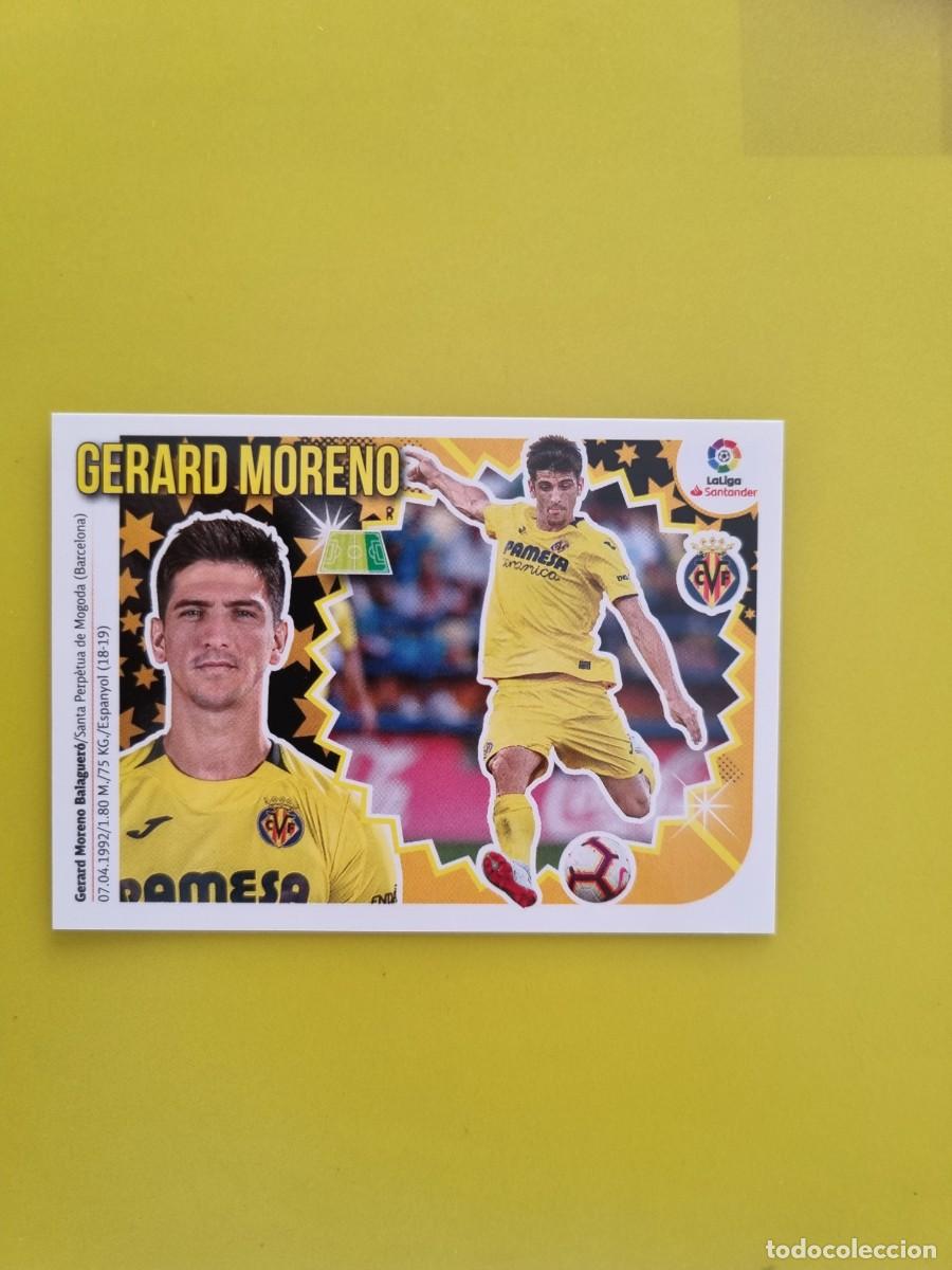 Coleccionismo cromos antiguos: ESTE 18 19 2018 2019 NO PEGADO SIN PEGAR GERARD MORENO VILLARREAL N&ordm;3 ULTIMOS FICHAJES AR826