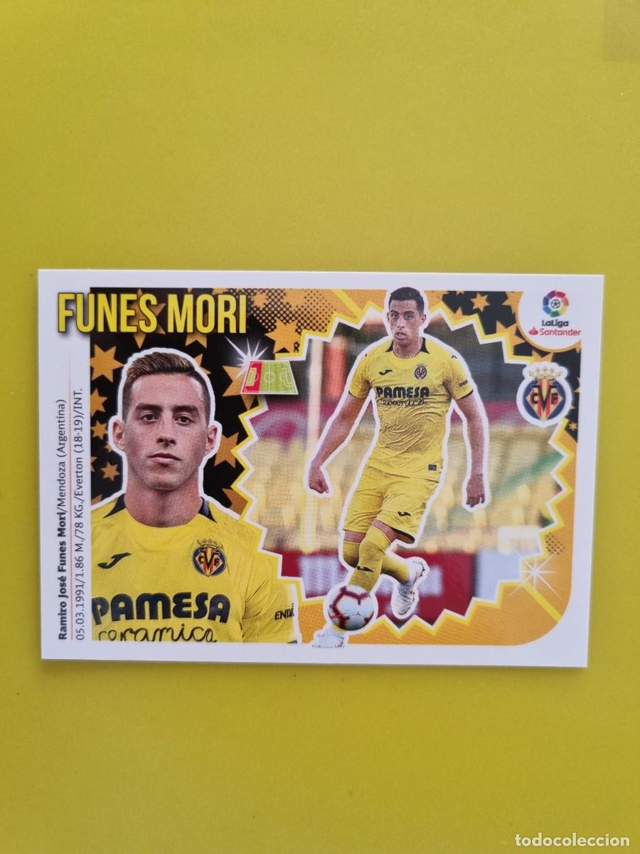 Coleccionismo cromos antiguos: ESTE 18 19 2018 2019 NO PEGADO SIN PEGAR FUNES MORI VILLARREAL N&ordm;10 ULTIMOS FICHAJES AR826