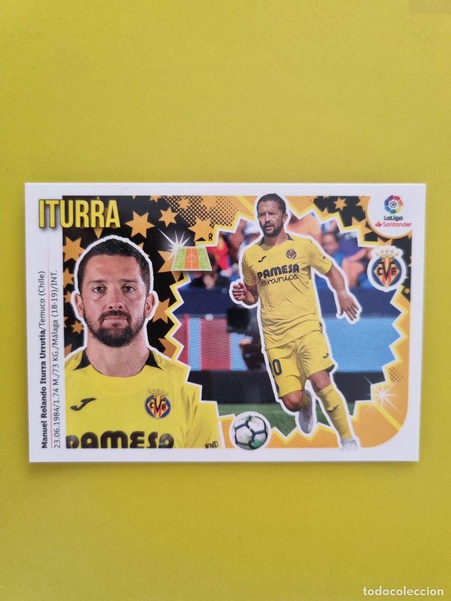 Coleccionismo cromos antiguos: ESTE 18 19 2018 2019 NO PEGADO SIN PEGAR ITURRA VILLARREAL N&ordm;9 COLOCA AR826