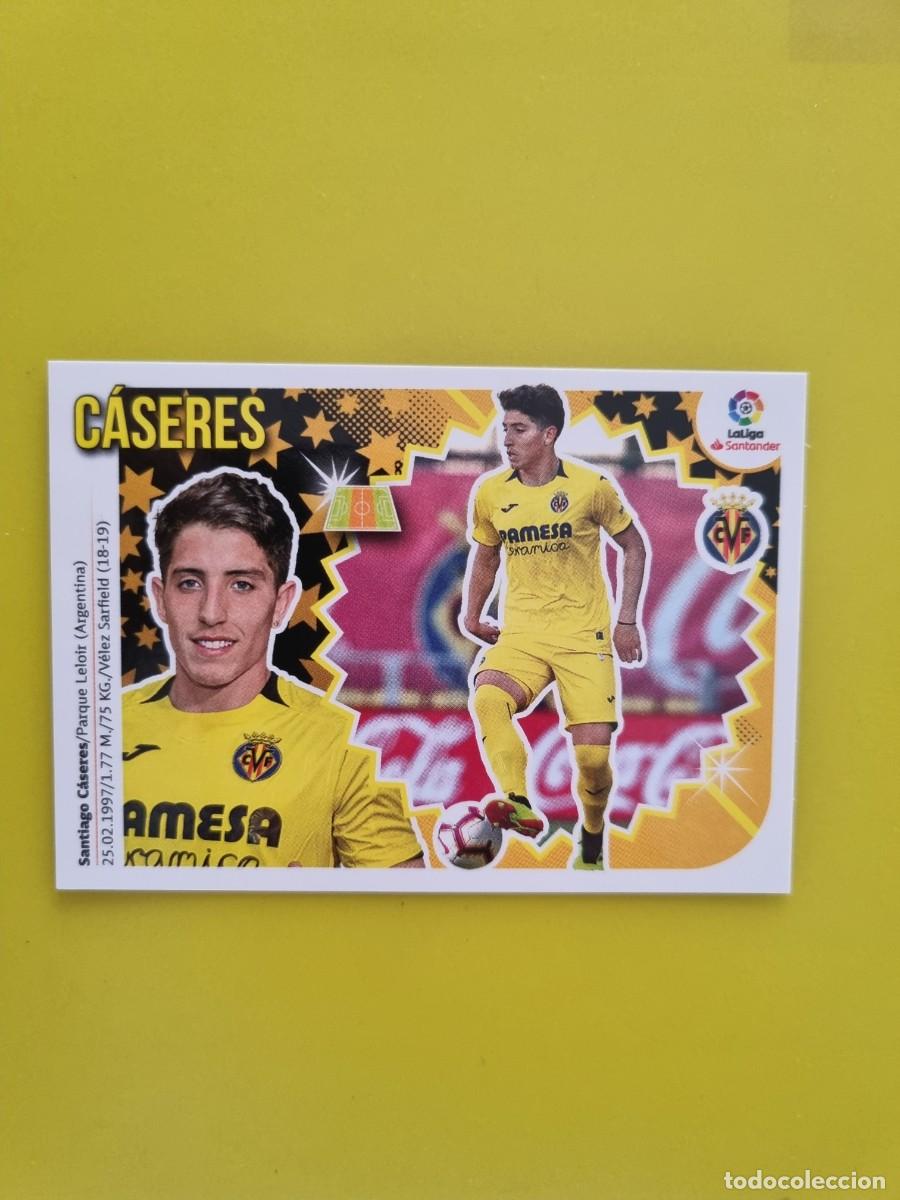 Coleccionismo cromos antiguos: ESTE 18 19 2018 2019 NO PEGADO SIN PEGAR C&Aacute;SERES VILLARREAL N&ordm;8 COLOCA AR826