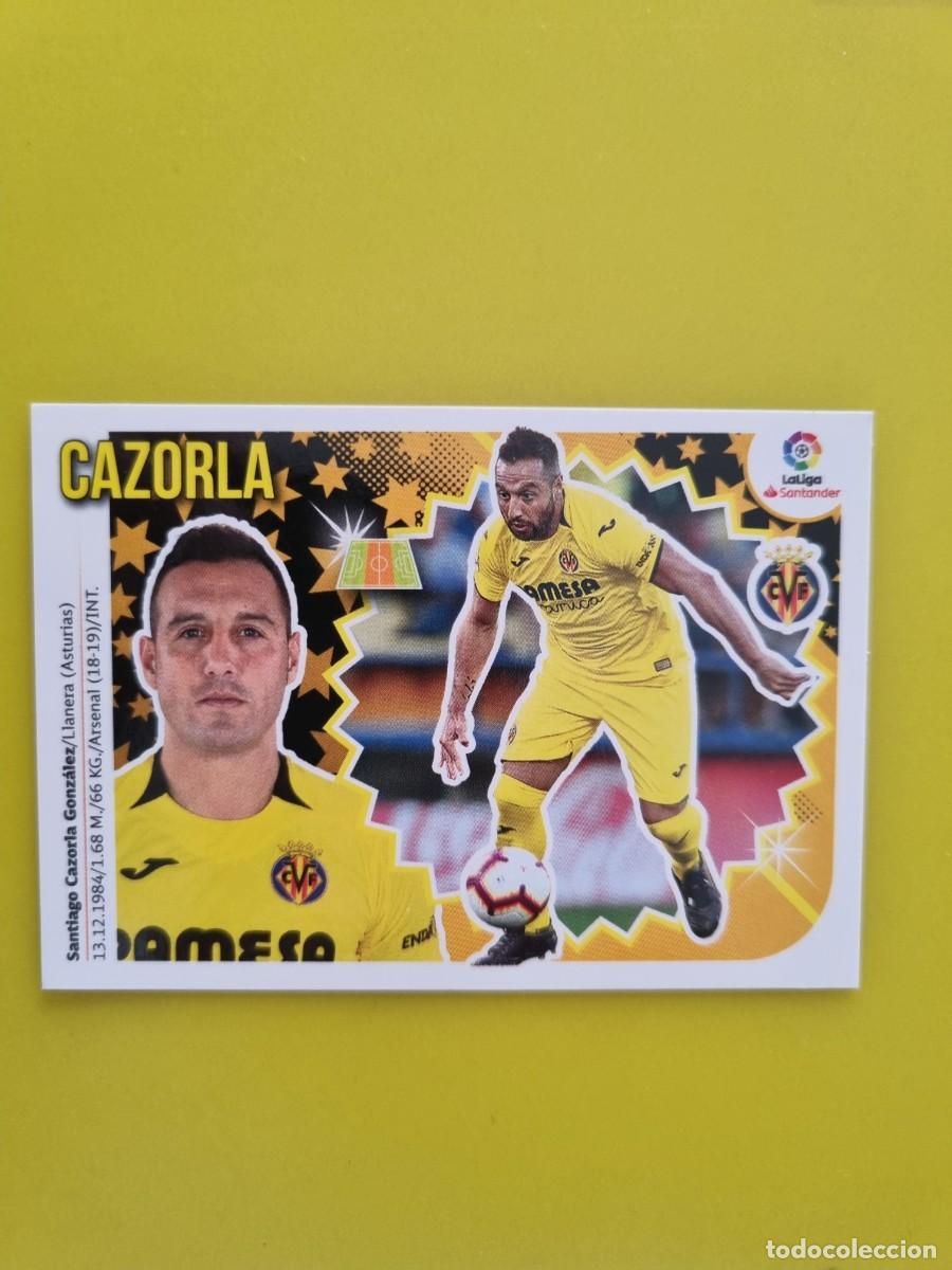 Coleccionismo cromos antiguos: ESTE 18 19 2018 2019 NO PEGADO SIN PEGAR CAZORLA VILLARREAL N&ordm;28 ULTIMOS FICHAJES AR826