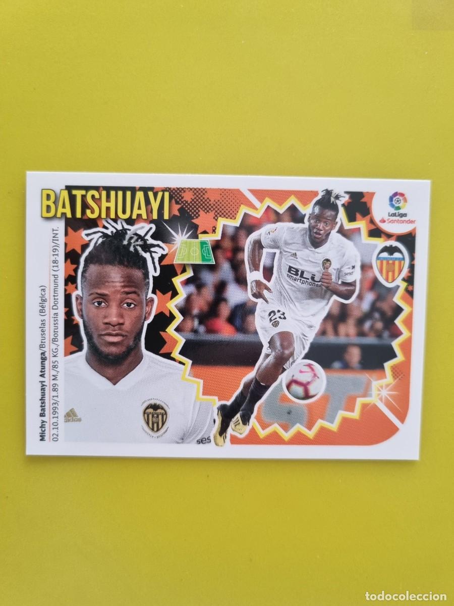 Coleccionismo cromos antiguos: ESTE 18 19 2018 2019 NO PEGADO SIN PEGAR BATSHUAYI VALENCIA N&ordm;47 ULTIMOS FICHAJES AR826