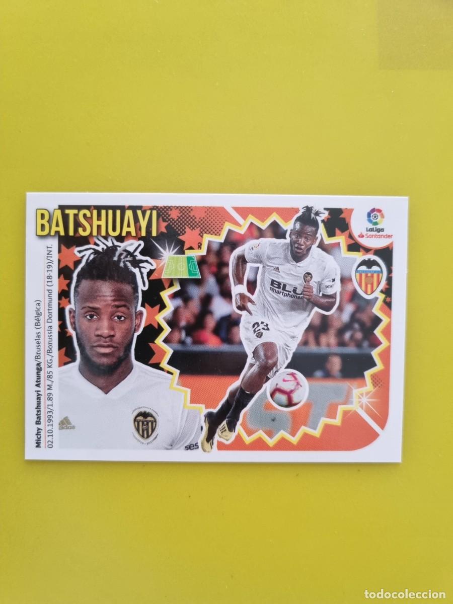 Coleccionismo cromos antiguos: ESTE 18 19 2018 2019 NO PEGADO SIN PEGAR BATSHUAYI VALENCIA N&ordm;47 ULTIMOS FICHAJES AR826