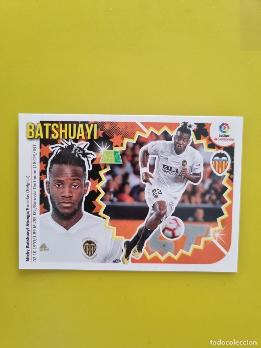 Coleccionismo cromos antiguos: ESTE 18 19 2018 2019 NO PEGADO SIN PEGAR BATSHUAYI VALENCIA N&ordm;47 ULTIMOS FICHAJES AR826