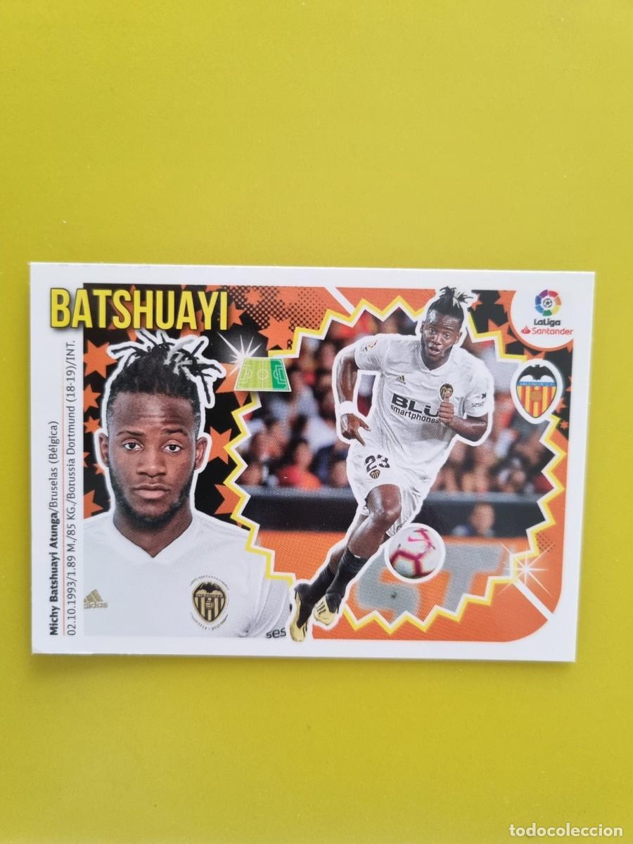 Coleccionismo cromos antiguos: ESTE 18 19 2018 2019 NO PEGADO SIN PEGAR BATSHUAYI VALENCIA N&ordm;47 ULTIMOS FICHAJES AR826