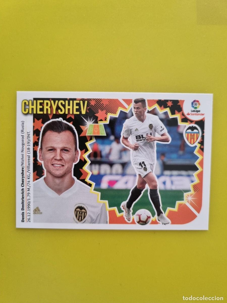 Coleccionismo cromos antiguos: ESTE 18 19 2018 2019 NO PEGADO SIN PEGAR CHERYSHEV VALENCIA N&ordm;10 COLOCA AR826