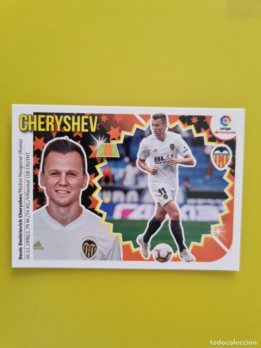 Coleccionismo cromos antiguos: ESTE 18 19 2018 2019 NO PEGADO SIN PEGAR CHERYSHEV VALENCIA N&ordm;10 COLOCA AR826