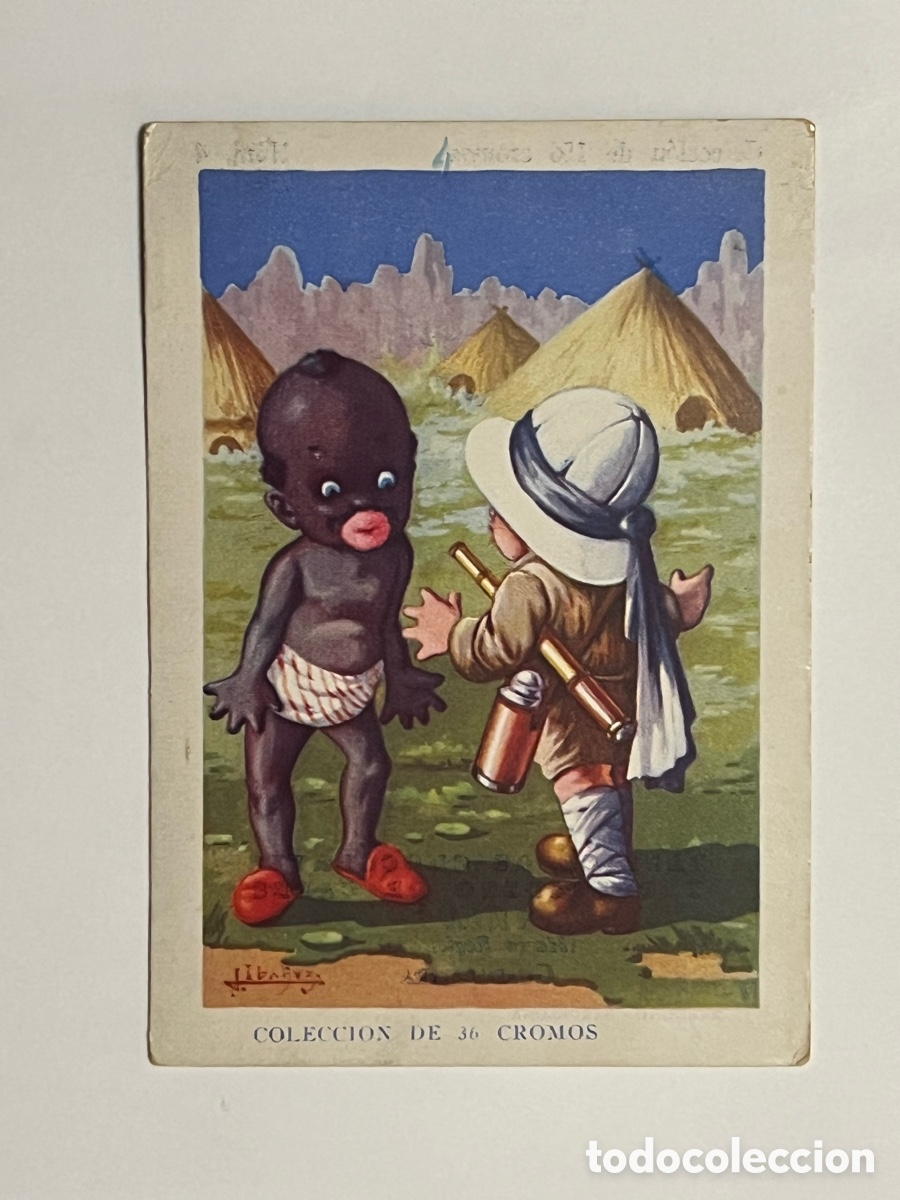 Coleccionismo cromos antiguos: GUADALAJARA F&aacute;brica de Chocolates Arriaca. AVENTURAS DE PAQUITO Y CARBONILLA, Cromo No.4