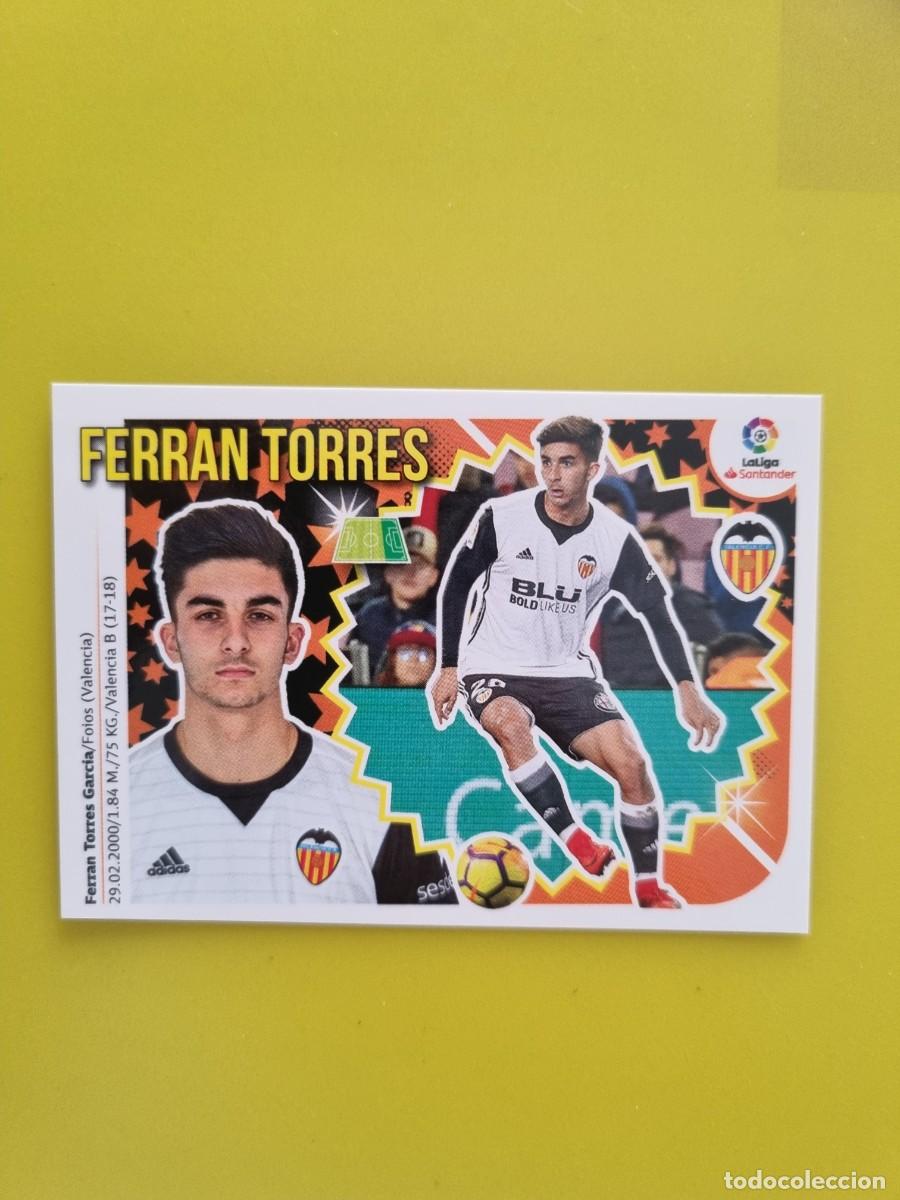 Coleccionismo cromos antiguos: ESTE 18 19 2018 2019 NO PEGADO SIN PEGAR FERRAN TORRES VALENCIA N&ordm;14 AR826