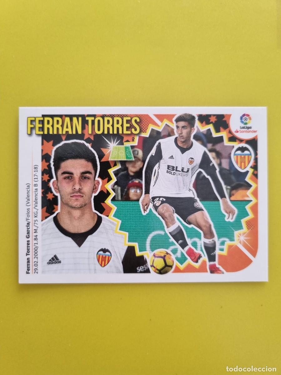 Coleccionismo cromos antiguos: ESTE 18 19 2018 2019 NO PEGADO SIN PEGAR FERRAN TORRES VALENCIA N&ordm;14 AR826
