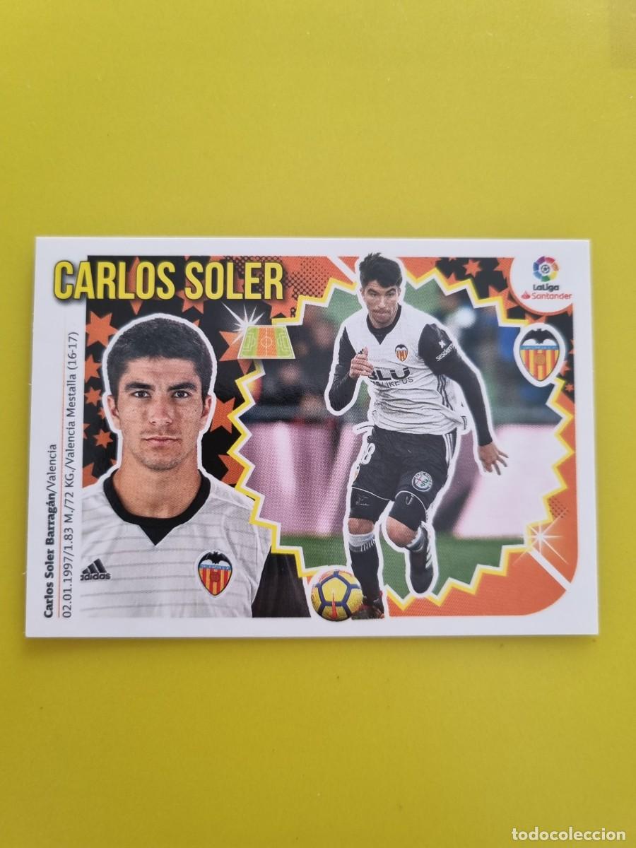 Coleccionismo cromos antiguos: ESTE 18 19 2018 2019 NO PEGADO SIN PEGAR CARLOS SOLER VALENCIA N&ordm;11 AR826