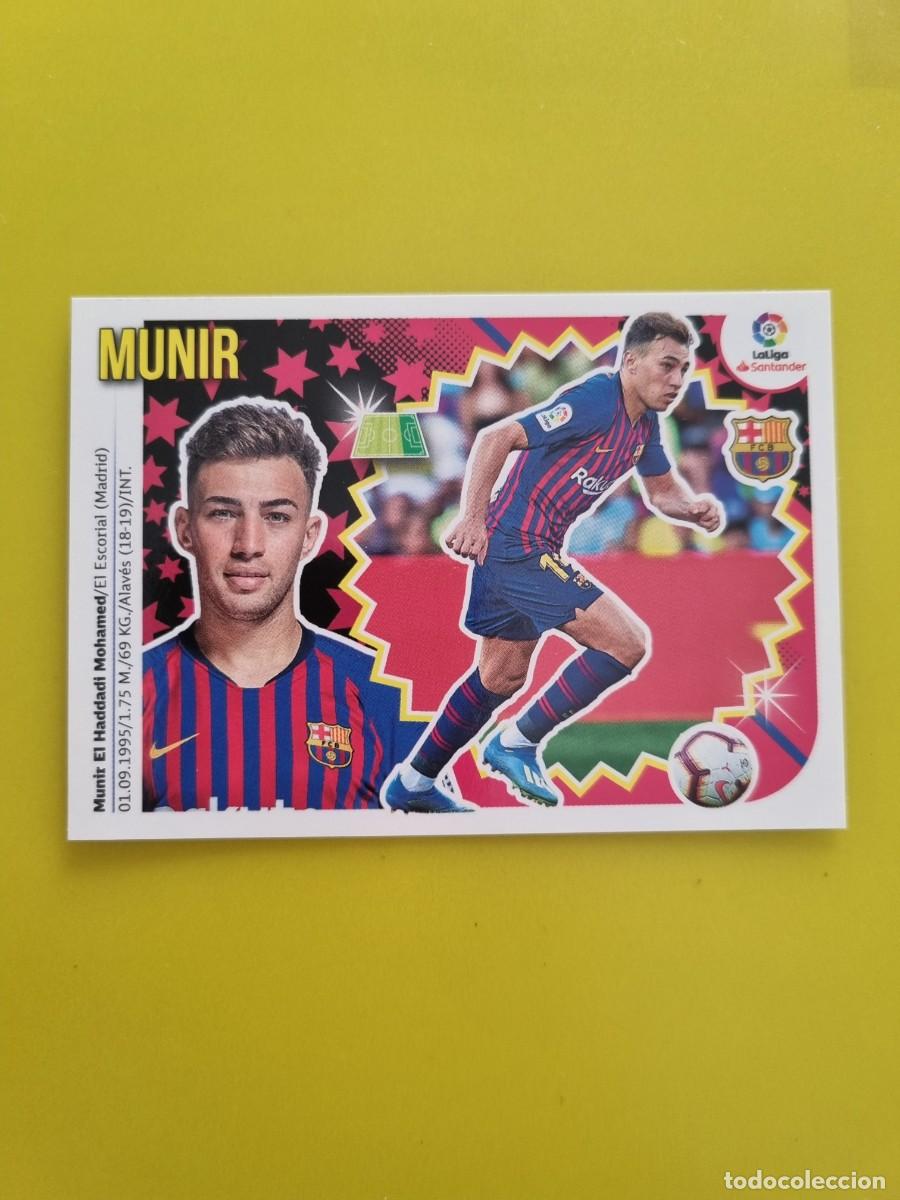 Coleccionismo cromos antiguos: ESTE 18 19 2018 2019 NO PEGADO SIN PEGAR MUNIR BARCELONA N&ordm;16 COLOCA AR826