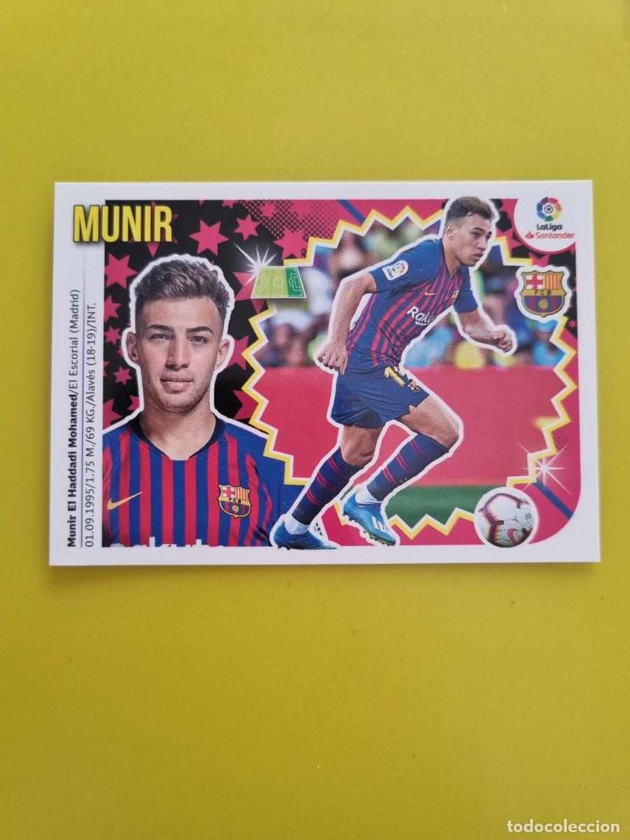 Coleccionismo cromos antiguos: ESTE 18 19 2018 2019 NO PEGADO SIN PEGAR MUNIR BARCELONA N&ordm;16 COLOCA AR826