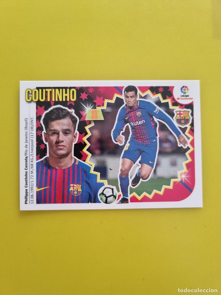 Coleccionismo cromos antiguos: ESTE 18 19 2018 2019 NO PEGADO SIN PEGAR COUTINHO BARCELONA N&ordm;13 AR826