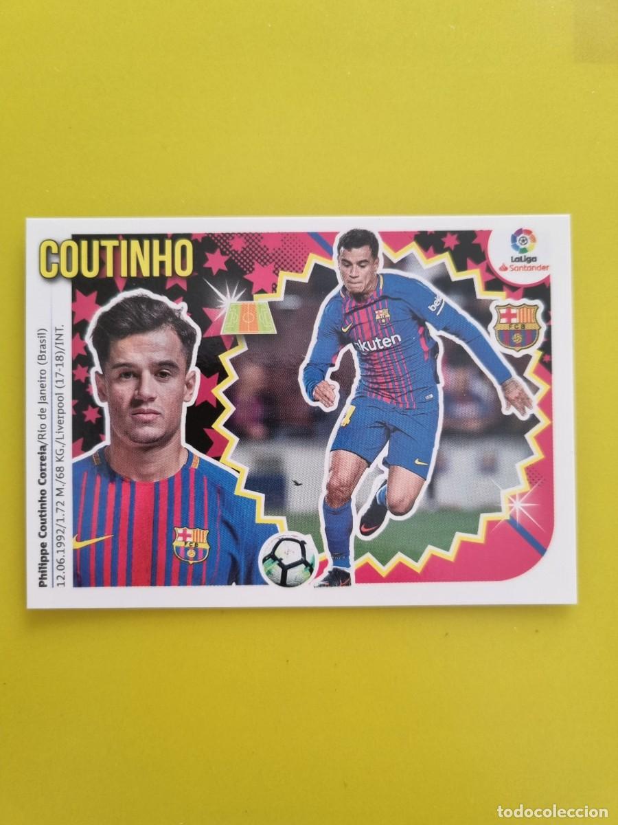 Coleccionismo cromos antiguos: ESTE 18 19 2018 2019 NO PEGADO SIN PEGAR COUTINHO BARCELONA N&ordm;13 AR826
