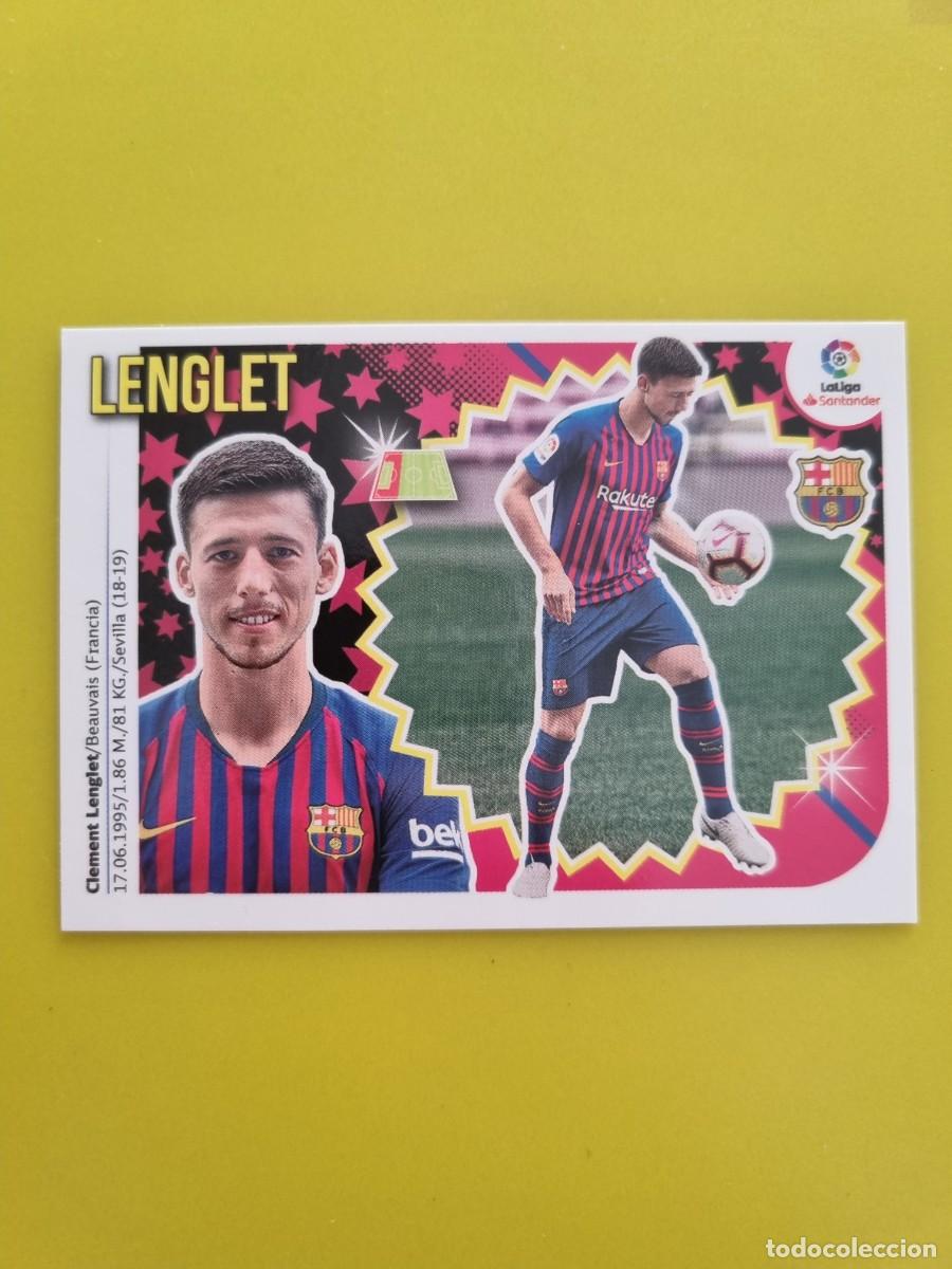 Coleccionismo cromos antiguos: ESTE 18 19 2018 2019 NO PEGADO SIN PEGAR LENGLET BARCELONA N&ordm;6 ULTIMOS FICHAJES AR826