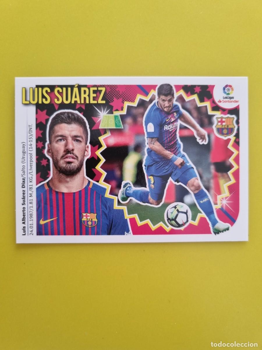 Collectable Antique Stickers: ESTE 18 19 2018 2019 NO PEGADO SIN PEGAR LUIS SU&Aacute;REZ BARCELONA N&ordm;16 AR826