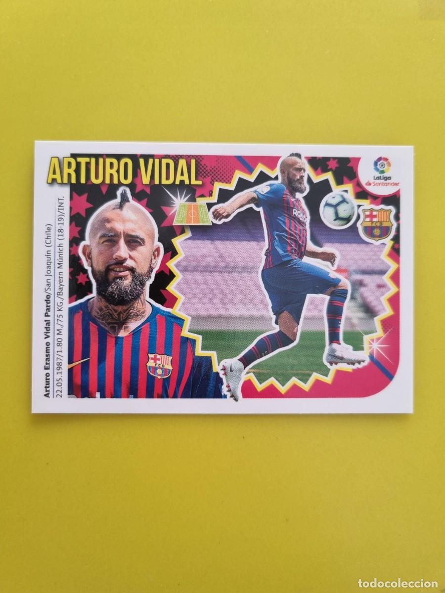 Collectable Antique Stickers: ESTE 18 19 2018 2019 NO PEGADO SIN PEGAR ARTURO VIDAL BARCELONA N&ordm;29 ULTIMOS FICHAJES AR826