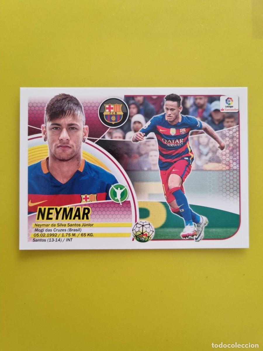 Collectable Antique Stickers: ESTE 16 17 2016 2017 NO PEGADO SIN PEGAR NEYMAR BARCELONA N&ordm;15 AR826