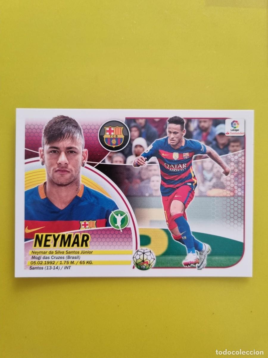 Coleccionismo cromos antiguos: ESTE 16 17 2016 2017 NO PEGADO SIN PEGAR NEYMAR BARCELONA N&ordm;15 AR826