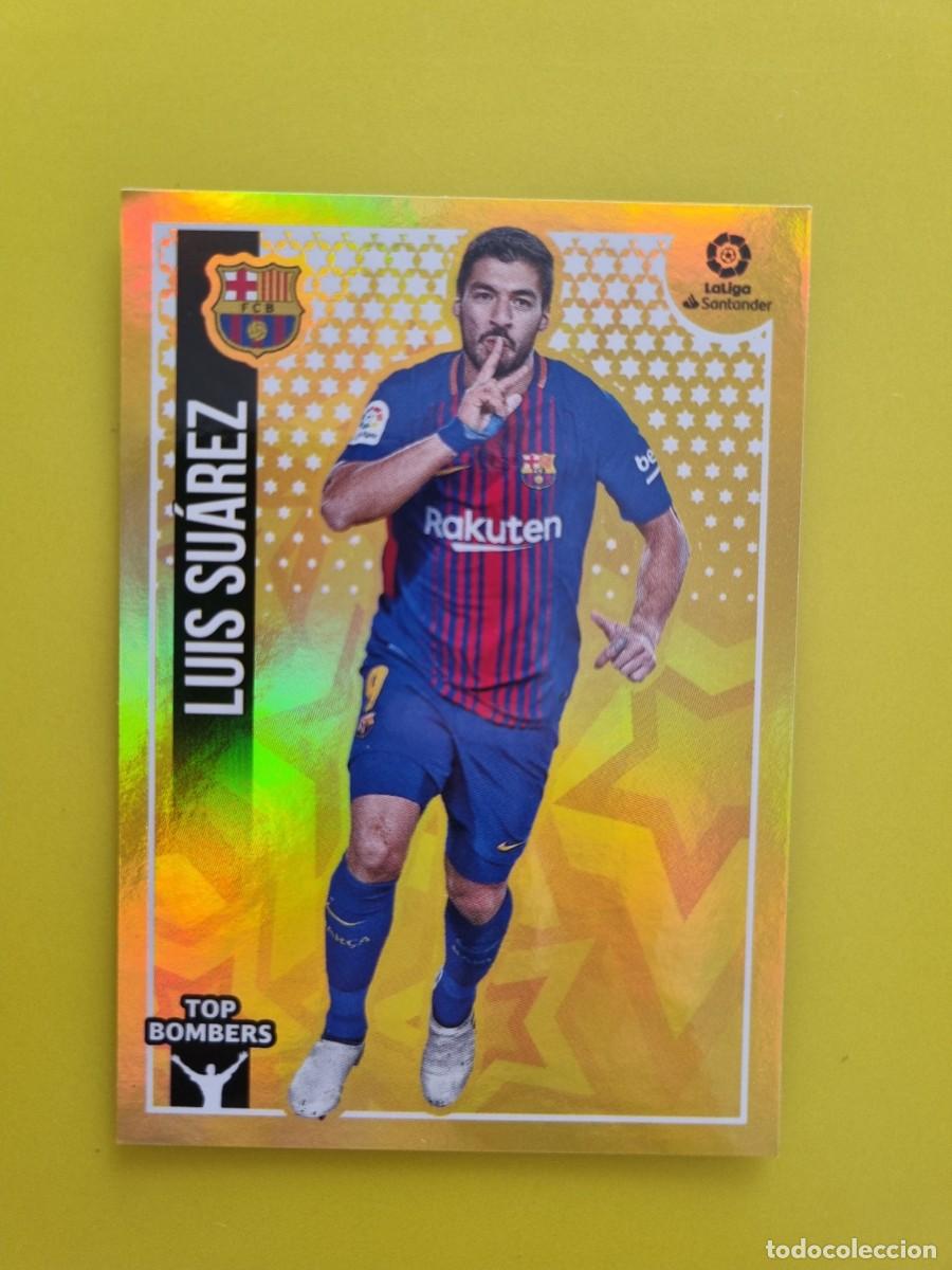 Coleccionismo cromos antiguos: ESTE 18 19 2018 2019 NO PEGADO SIN PEGAR LUIS SU&Aacute;REZ BARCELONA N&ordm;13 TOP BOMBERS AR826