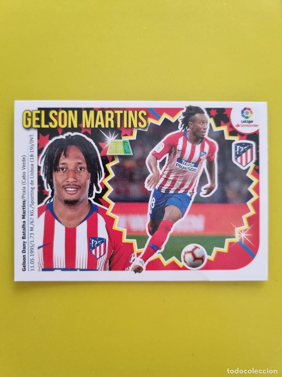 Coleccionismo cromos antiguos: ESTE 18 19 2018 2019 NO PEGADO SIN PEGAR GELSON MARTINS ATL DE MADRID N&ordm;34 ULTIMOS FICHAJES AR826