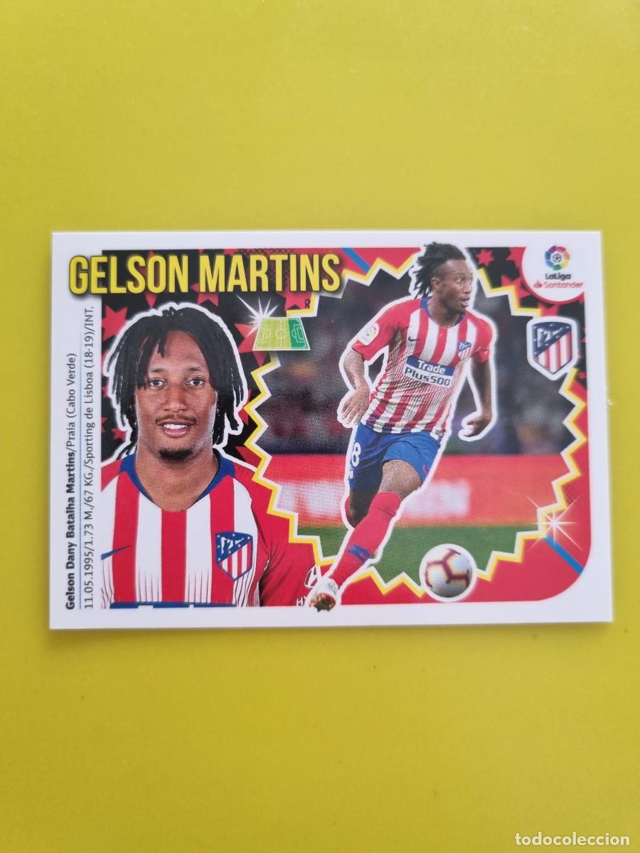 Coleccionismo cromos antiguos: ESTE 18 19 2018 2019 NO PEGADO SIN PEGAR GELSON MARTINS ATL DE MADRID N&ordm;34 ULTIMOS FICHAJES AR826