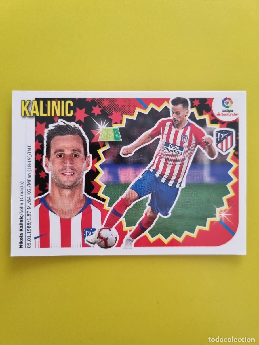 Coleccionismo cromos antiguos: ESTE 18 19 2018 2019 NO PEGADO SIN PEGAR KALINIC ATL DE MADRID N&ordm;48 ULTIMOS FICHAJES AR826