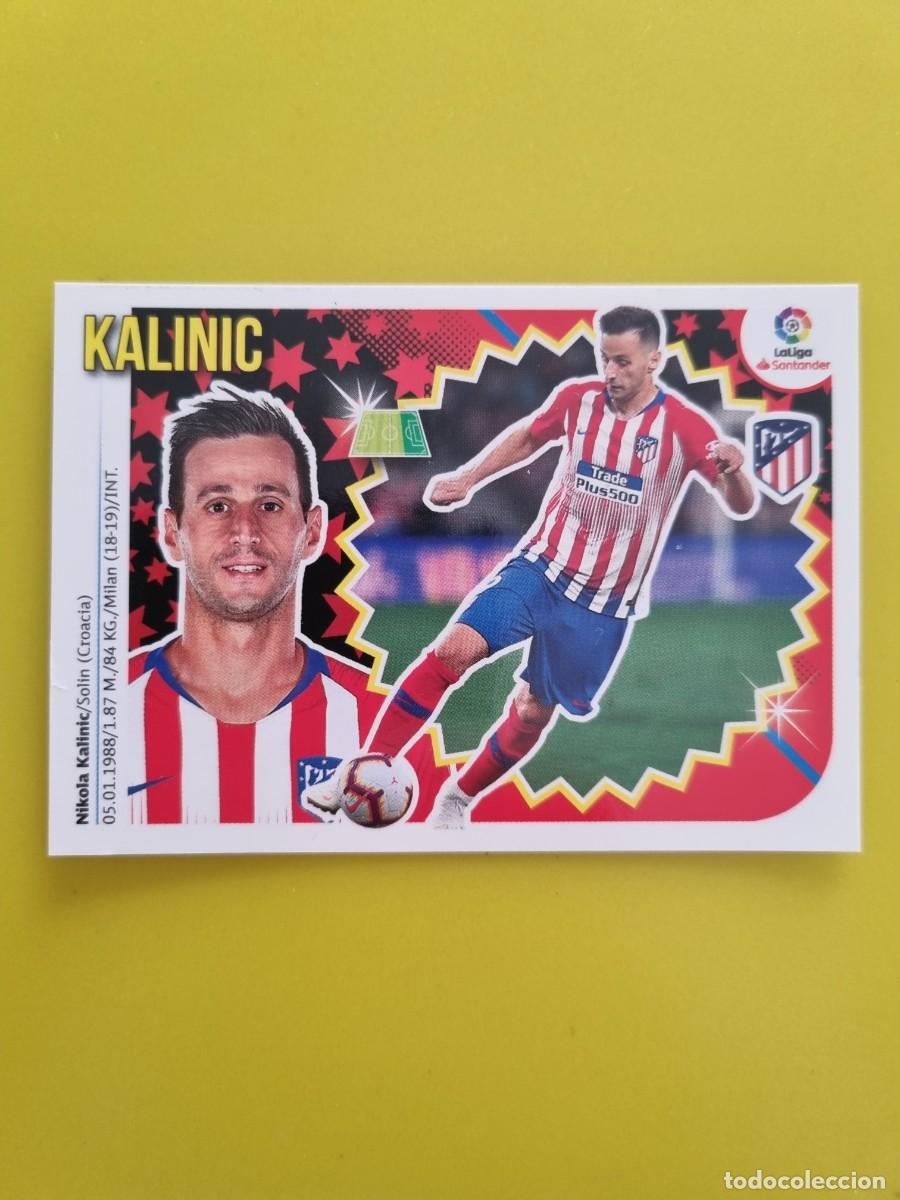 Coleccionismo cromos antiguos: ESTE 18 19 2018 2019 NO PEGADO SIN PEGAR KALINIC ATL DE MADRID N&ordm;48 ULTIMOS FICHAJES AR826
